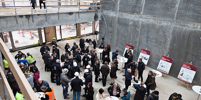 Topping-out ceremony AGORA b. 329A (Photo: Stamers Kontor)