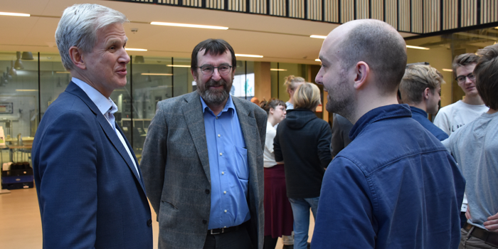 Preben Jørgensen, Joachim Holbøll og Theis Bo Rasmussen til postersession