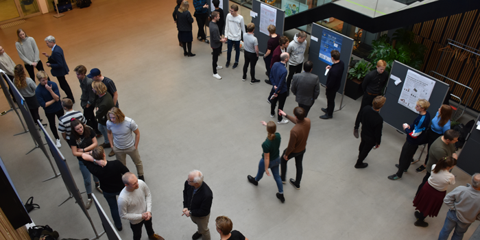 Overblik Atrium postersession Bæredygtigt Energidesign