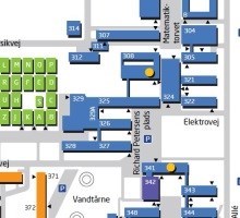 Lyngby campus map